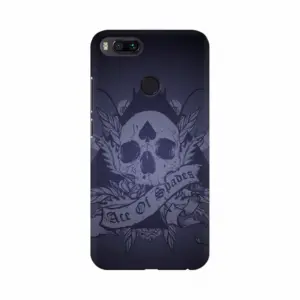 Dark Skull and the flower Mobile Case Cover