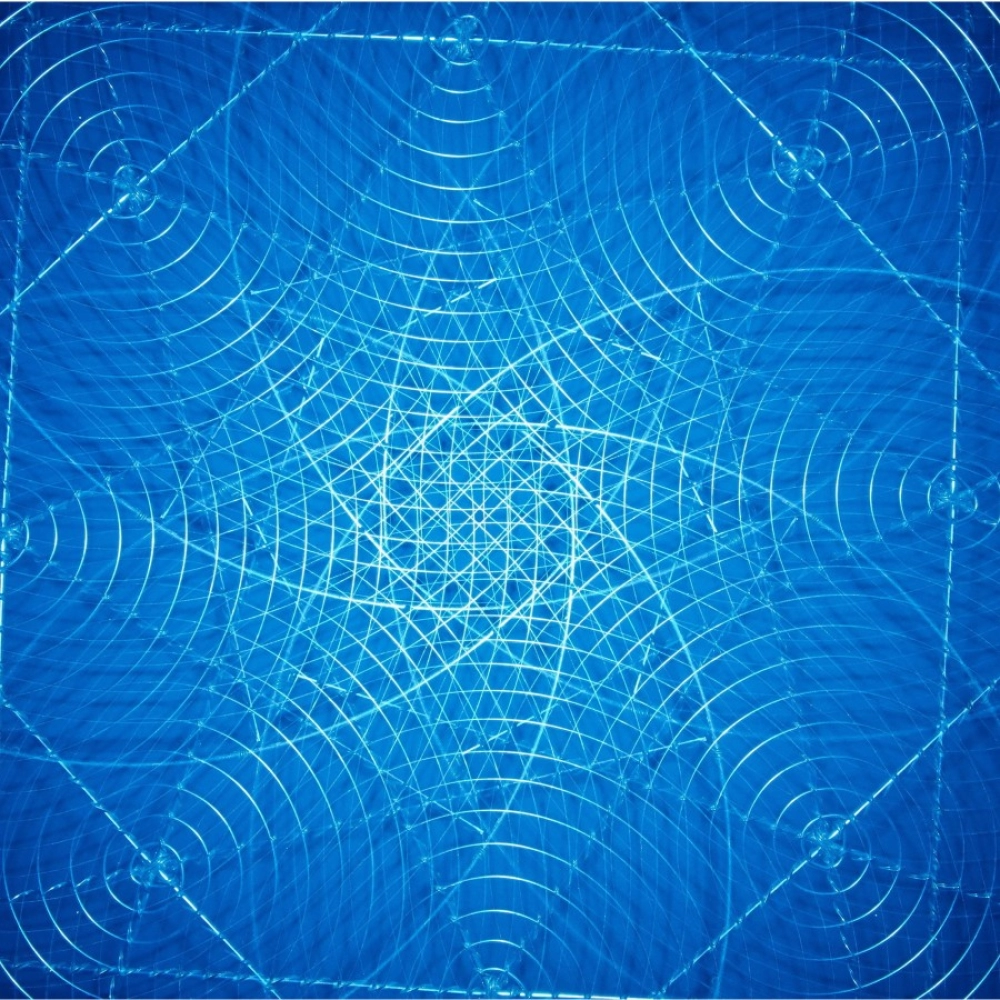 Blue Color Different Curves Mobile Case Cover - Image 2