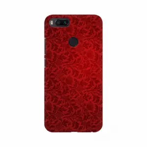 Red Floral wallpaper Mobile Case Cover