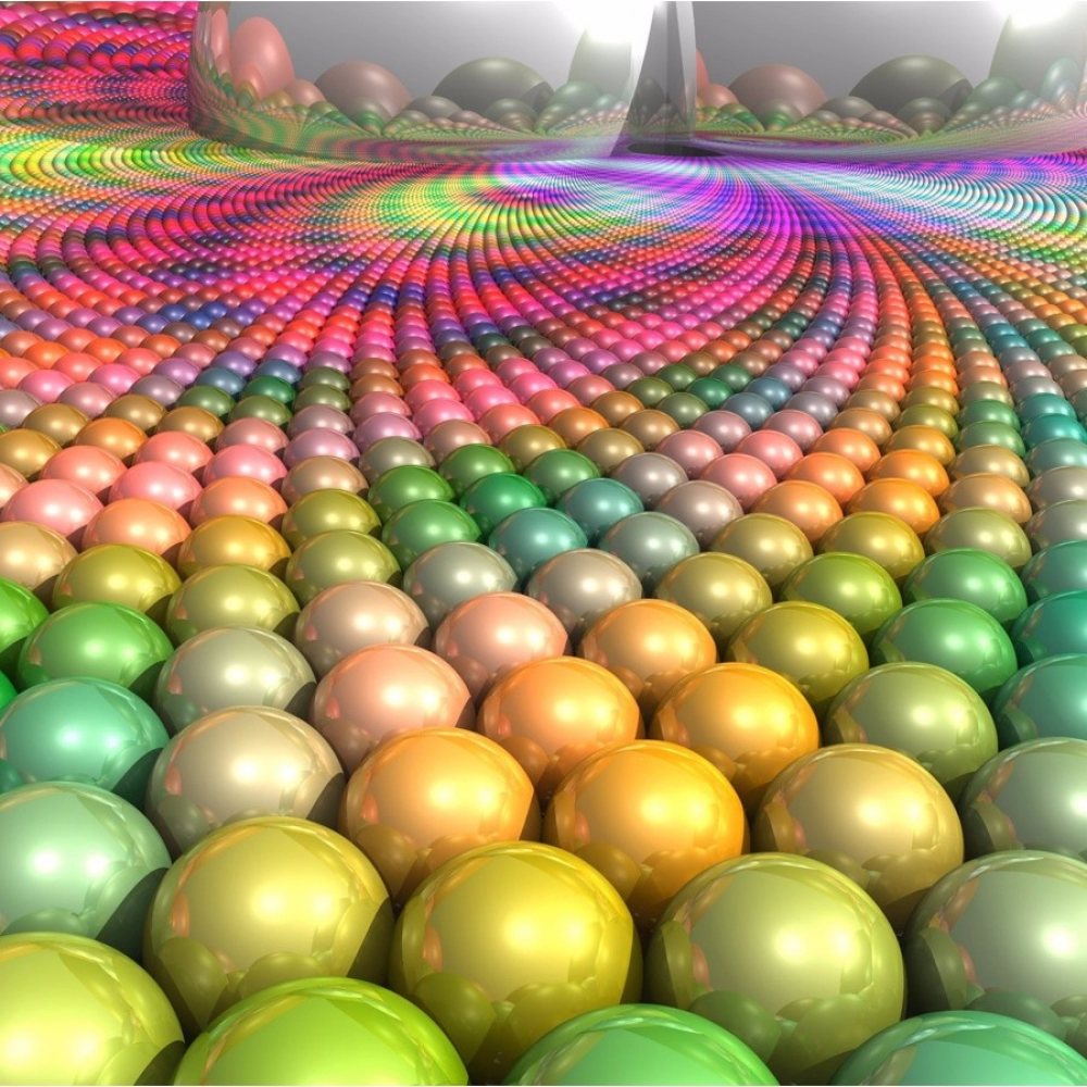 Colorful Balls Painting Effect Mobile Case Cover - Image 2