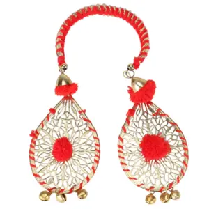 Women's Alloy Hanging Thread Bracelet-Red