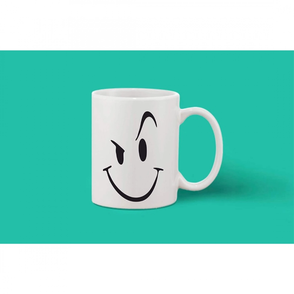 Printed Ceramic Coffee Mug - 1 Pieces, White, 11oz - Image 2