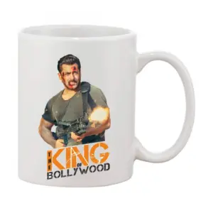 Printed Ceramic Coffee Mug - 1 Pieces, White, 11oz