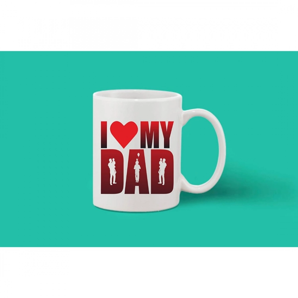 Printed Ceramic Coffee Mug - 1 Pieces, White, 11oz - Image 2