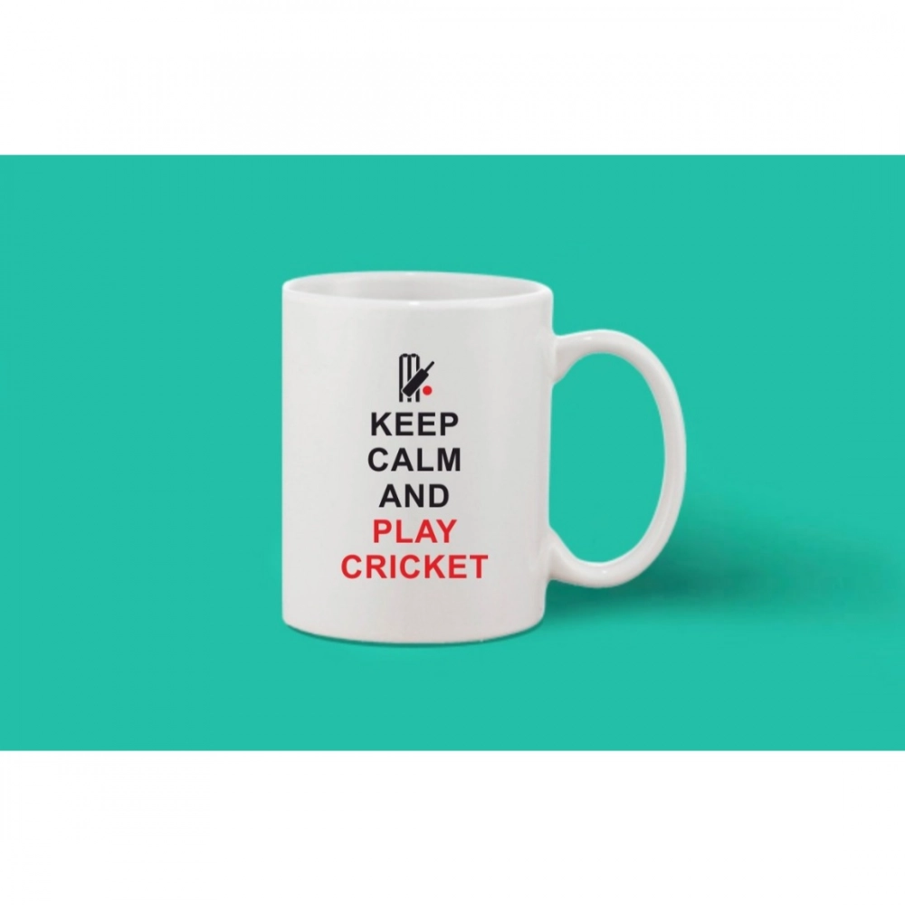 Printed Ceramic Coffee Mug - 1 Pieces, White, 11oz - Image 2