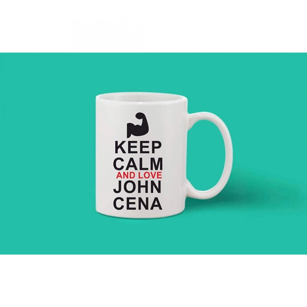 Printed Ceramic Coffee Mug - 1 Pieces, White, 11oz - Image 2