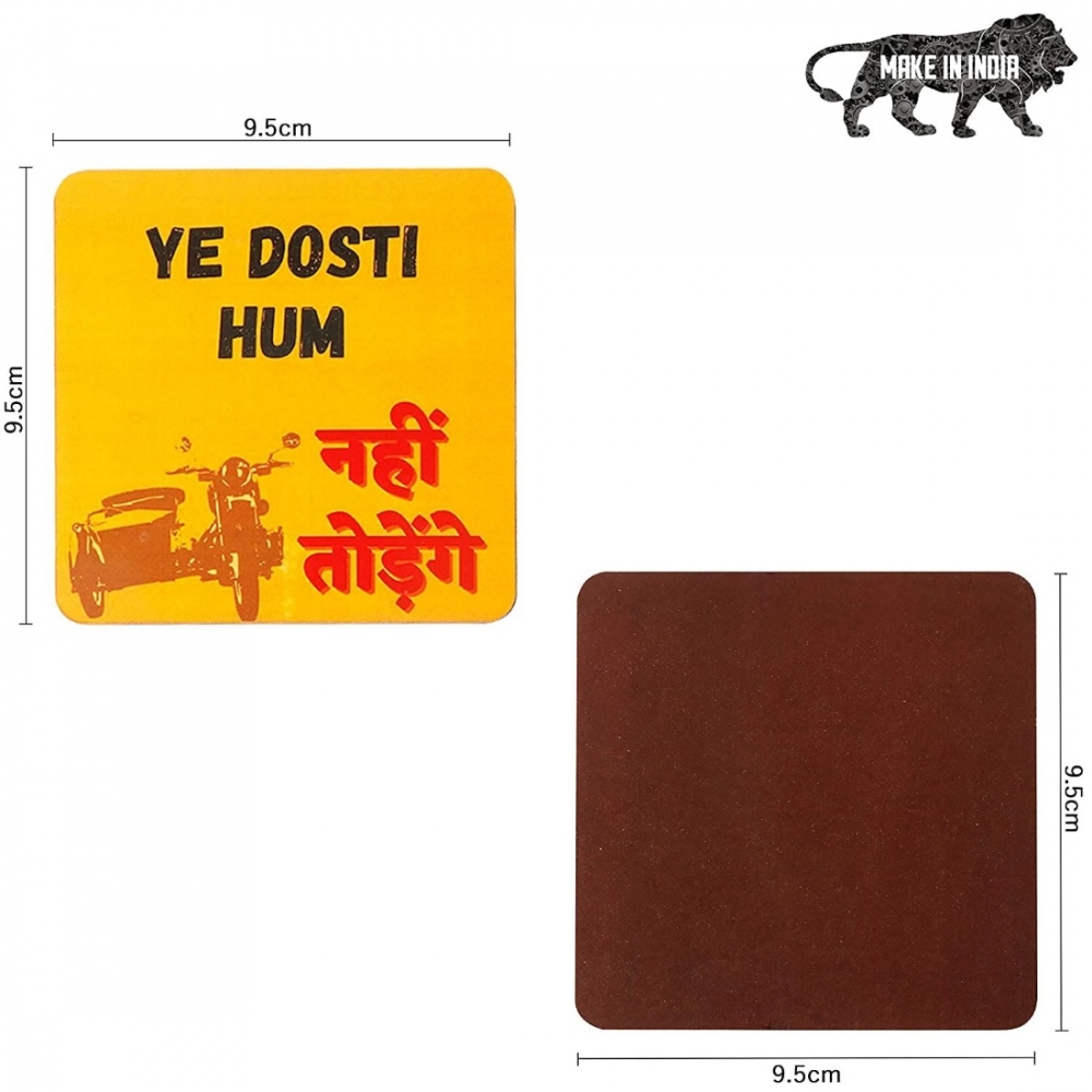 Wooden Coasters for Tea Coffee (Set of 4) - Image 2