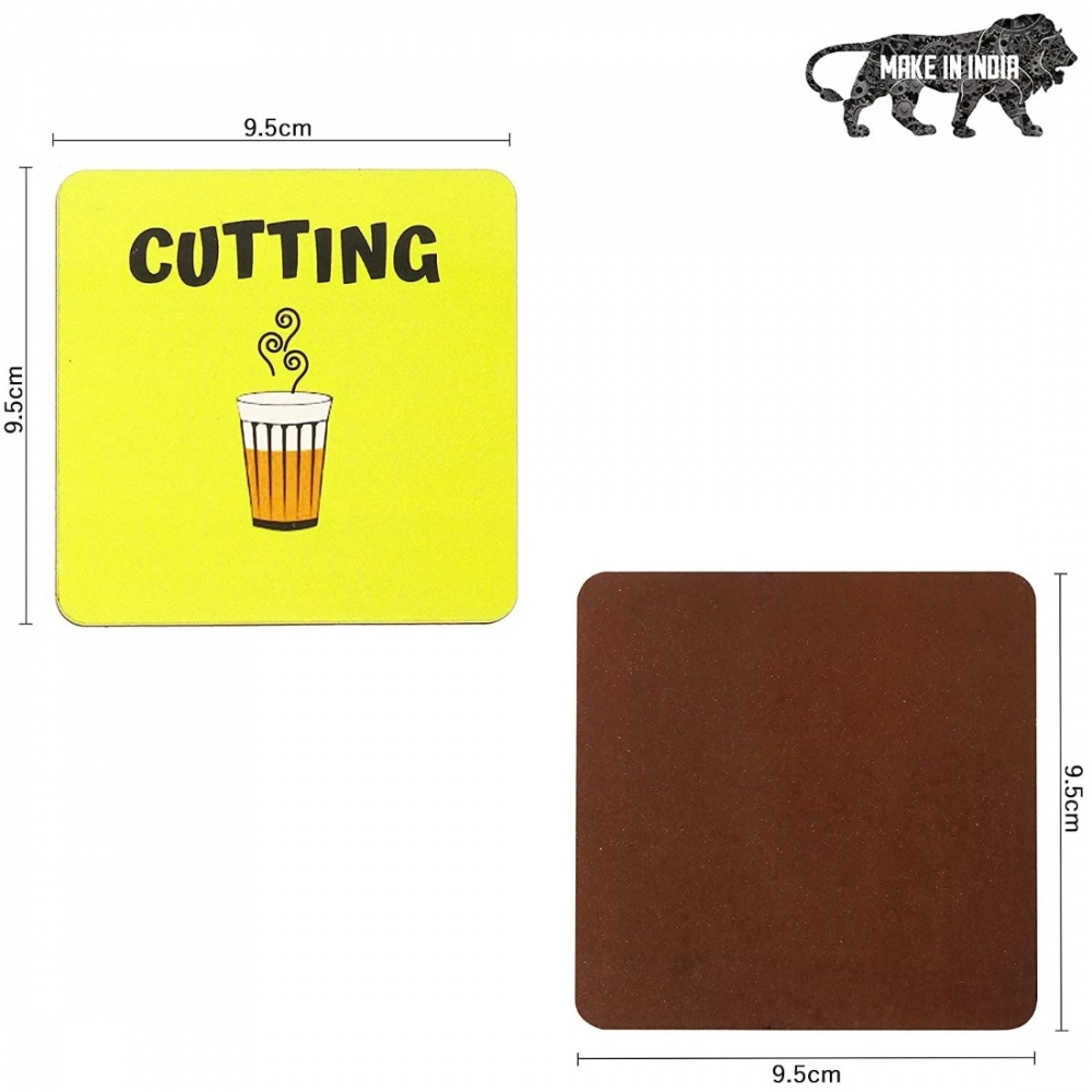 Wooden Coasters for Tea Coffee (Set of 4) - Image 2