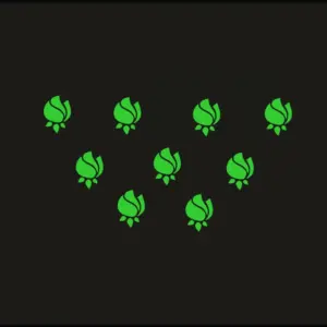 Green Radium Wall Sticker