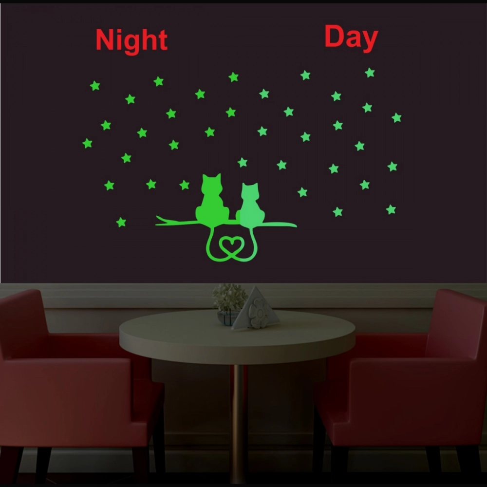 Green Kids Room Decor Radium Wall Sticker - Image 4