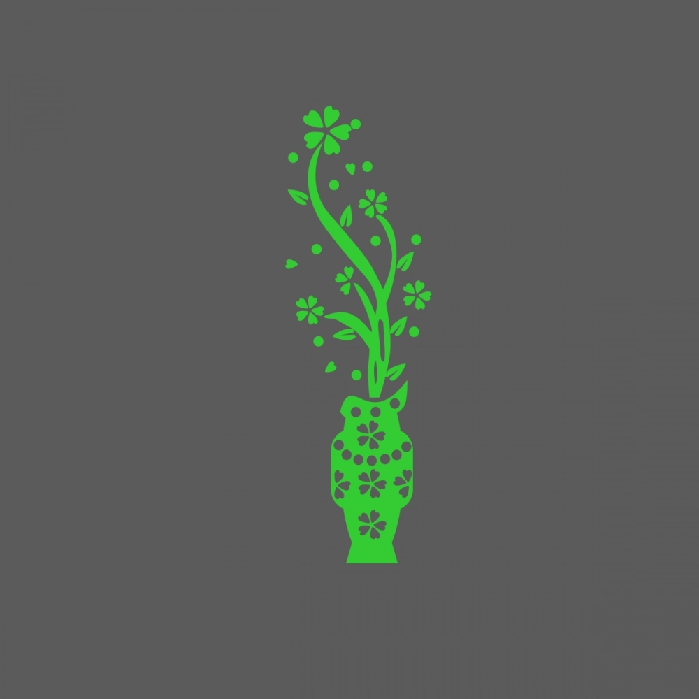 Green Home Decor Radium Wall Sticker - Image 4