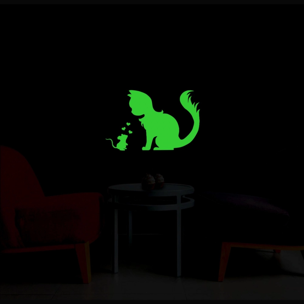 Green Decorative Radium Wall Sticker - Image 4