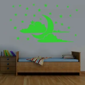 Green Kids Room Decor Radium Wall Sticker