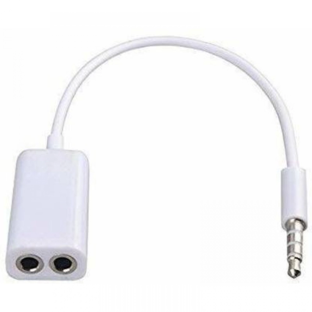 Pack Of_3 Dual Earphones Handsfree Connector (Color: Assorted) - Image 4