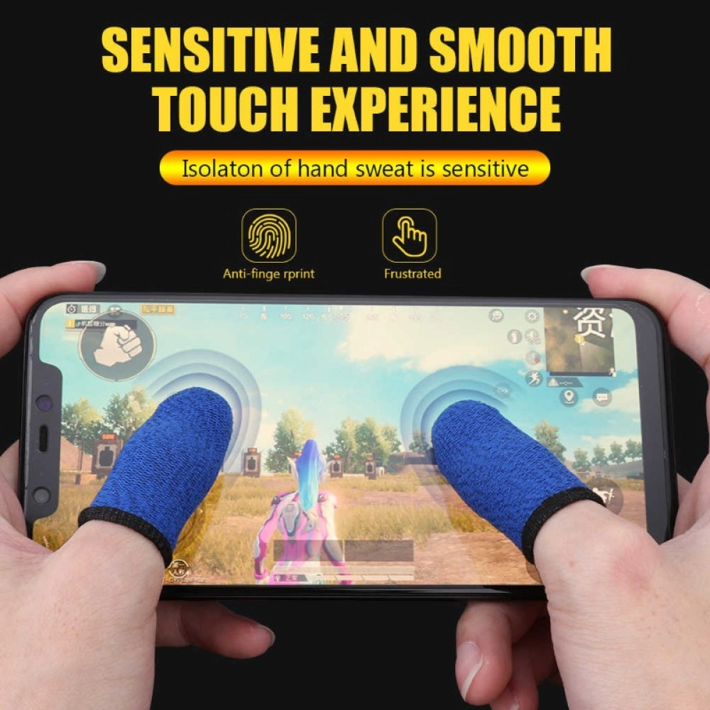 Pack Of_5 Pubg Game Touchscreen Finger Sleeves (Color: Assorted) - Image 3