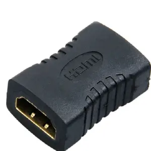 HDMI Adapter Female to Female Extender Jointer Black (Black)