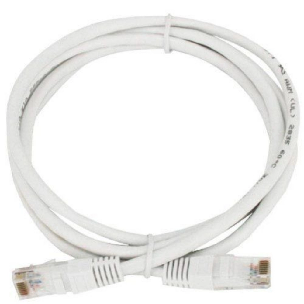 Ethernet Patch Cord CAT5E, RJ45 LAN Cable 1.5 Yards (White)