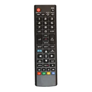 Remote No. URC 122 With Basic Smart And 3D Functions (No Voice Command), Compatible With LG LCD_LED_3D Plasma TV Remote Control (Color:Multi)