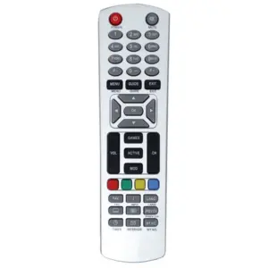 Set Top Box Remote Without Recording Feature, Compatible With Dish TV Zenega_4 DTH Remote Control_Old Remote Functions Must Be Exactly Same (Color:Multi)