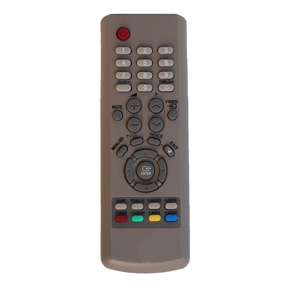 Remote No. Sg58, Compatible With Samsung Crt TV Remote Control_Old Remote Functions Must Be Exactly Same (Color:Multi)