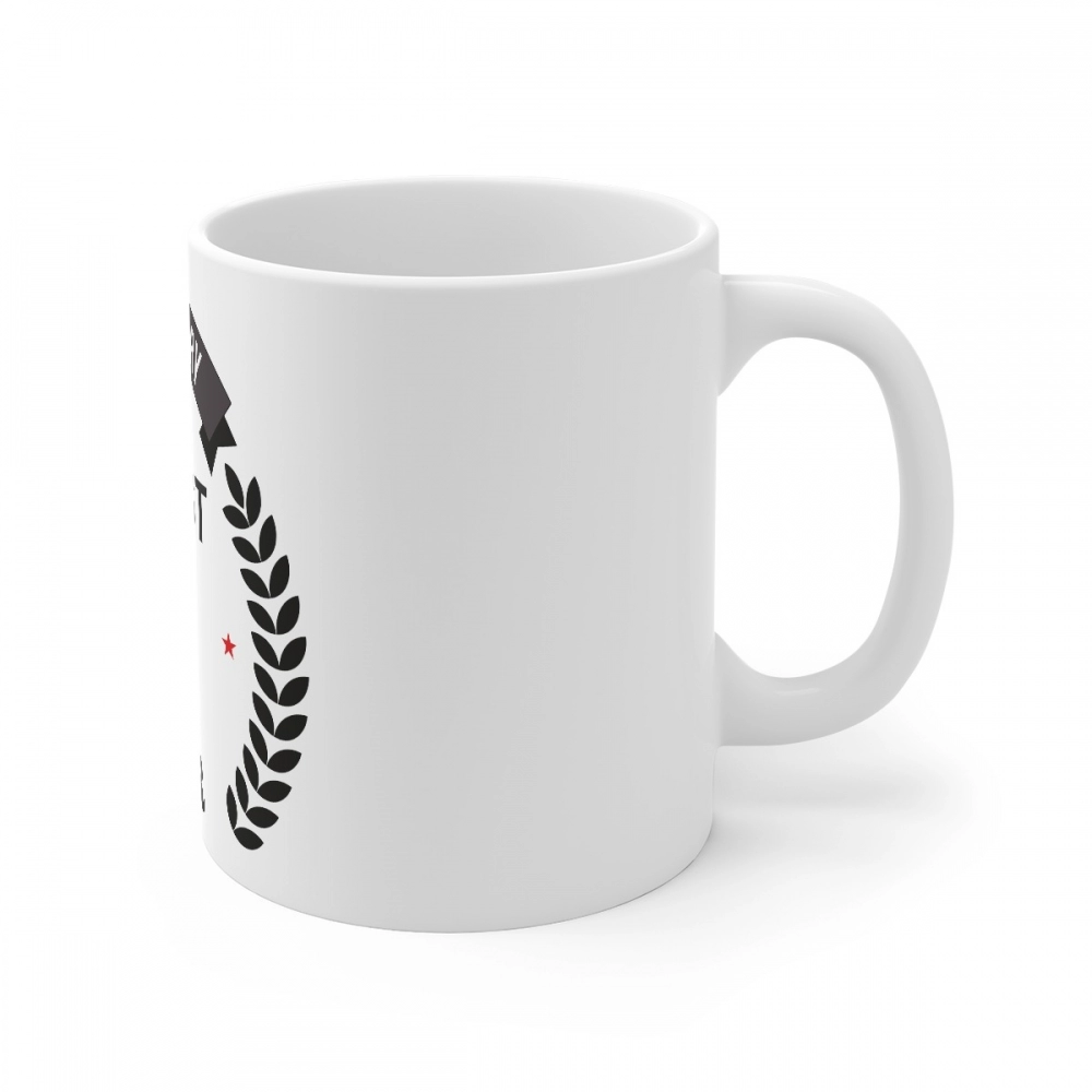 Ceramic 1st Anniversary Printed Coffee Mug (Color: White, Capacity:330ml) - Image 4