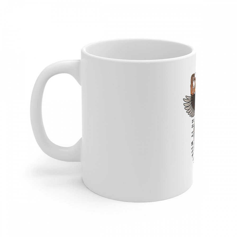 Ceramic Gorila Desing Printed Coffee Mug (Color: White, Capacity:330ml) - Image 5