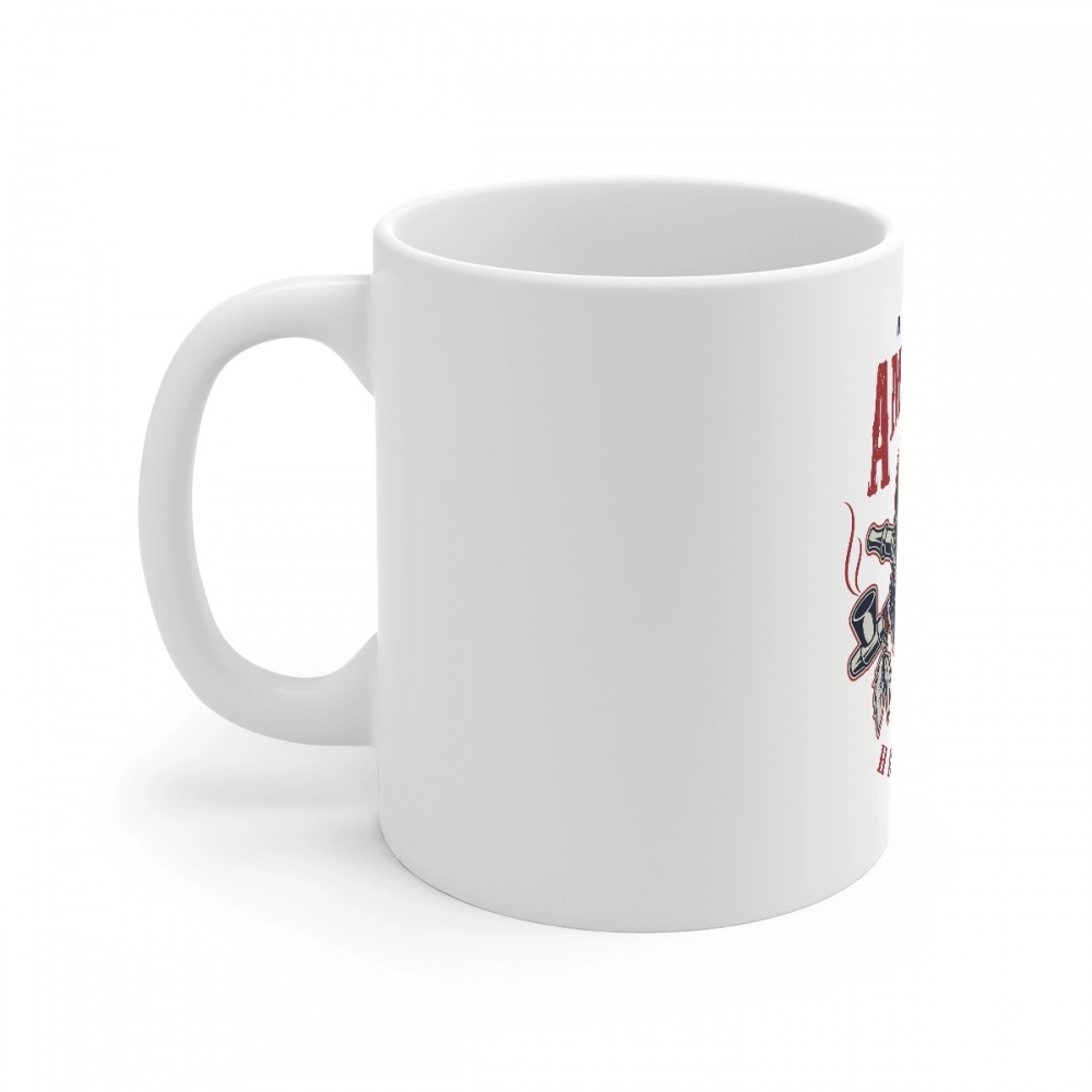 Ceramic Gorila Desing Printed Coffee Mug (Color: White, Capacity:330ml) - Image 5