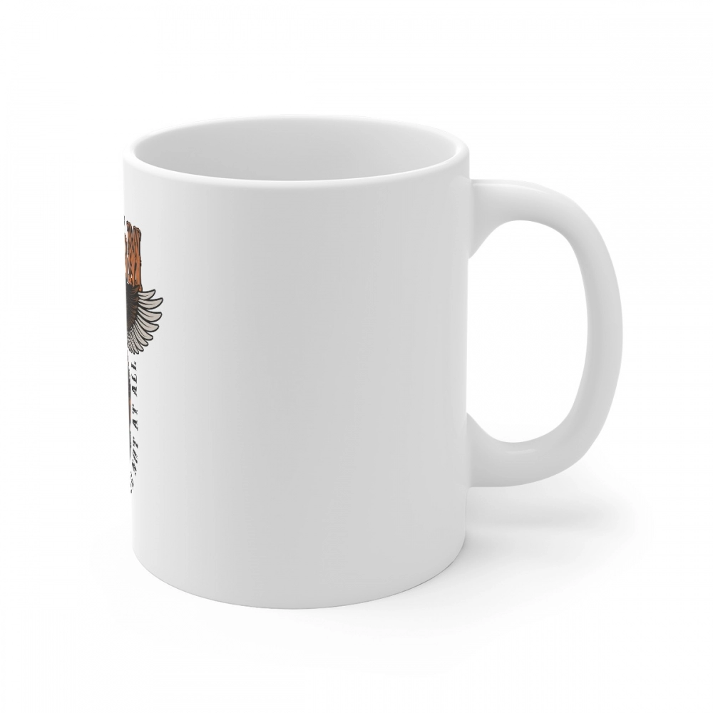 Ceramic Gorila Desing Printed Coffee Mug (Color: White, Capacity:330ml) - Image 4