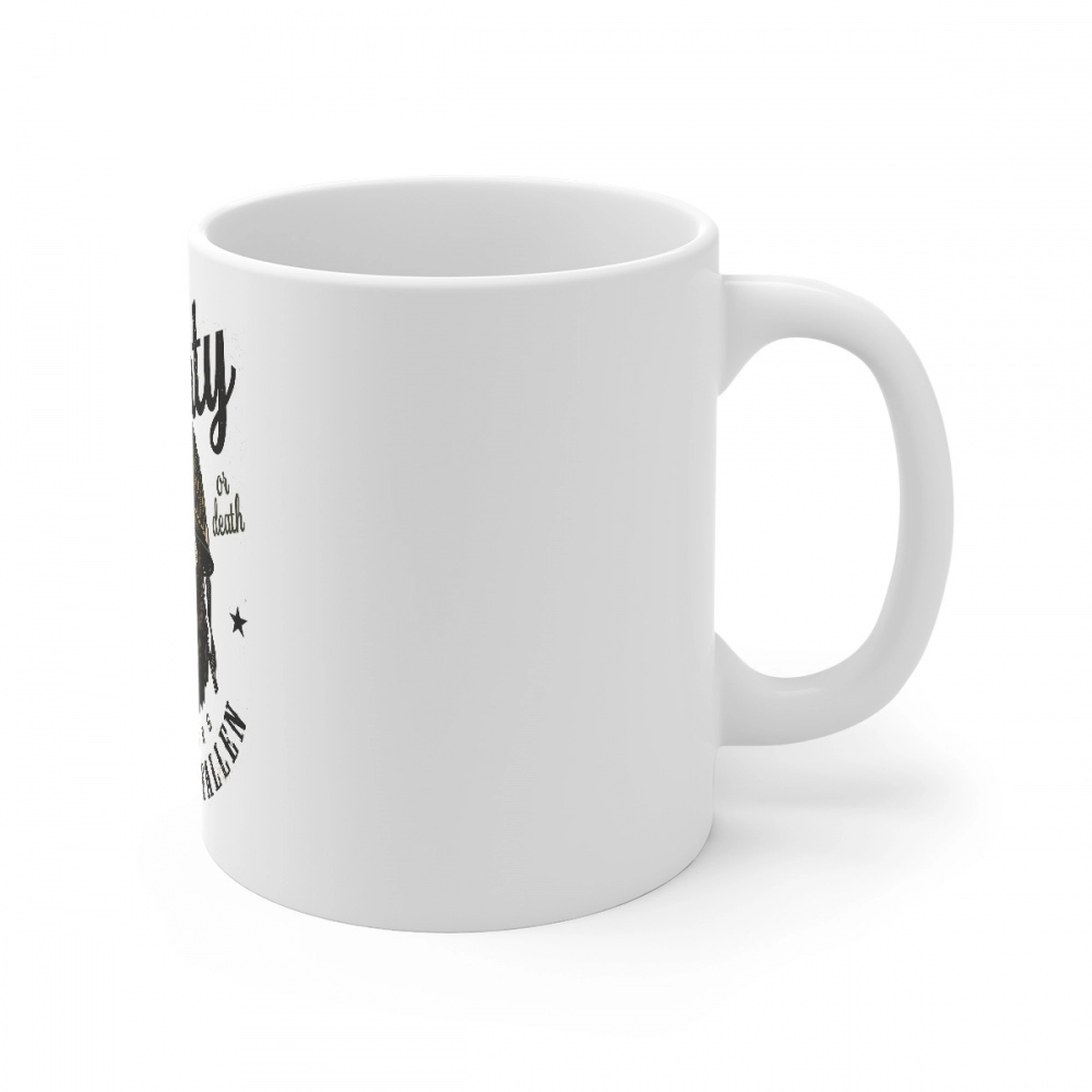 Ceramic Gorila Desing Printed Coffee Mug (Color: White, Capacity:330ml) - Image 5
