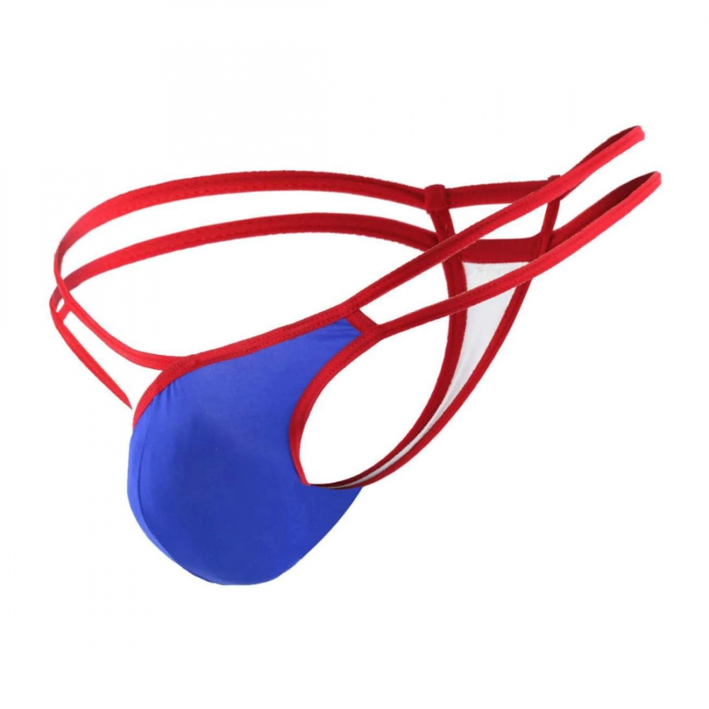 Men's Cotton Spandex Foxy Dude Thongs Underwear (Multi) - Image 3