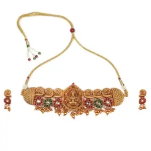 Women's Style Laxmi Chowker Set (Multi Color, Free Size)