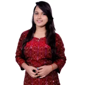 Women's Sambalpuri Certified Handloom Pure Cotton Straight Kurti (Red)