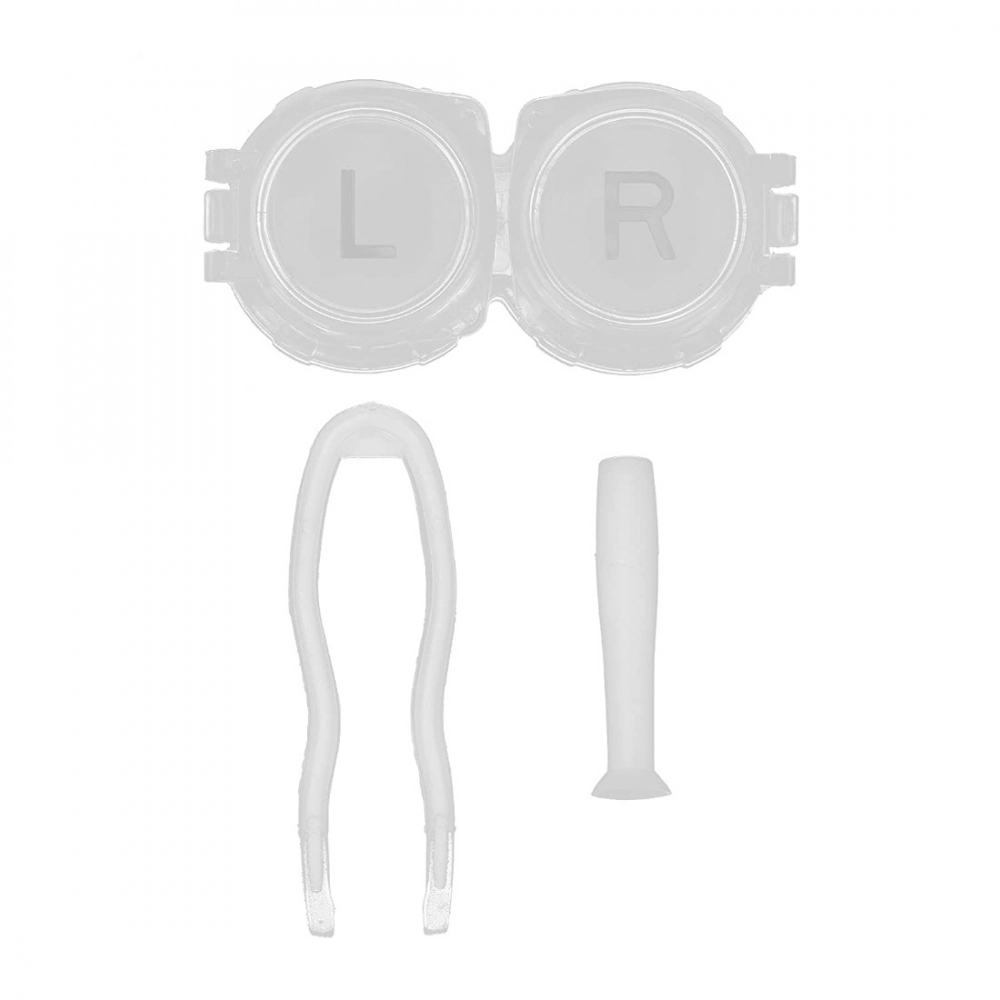 Pack Of_2 Container Soak Storage Kit, Practical Contact Lens Box with Mirror for Travel for Home for Business Trip (Assorted) - Image 2