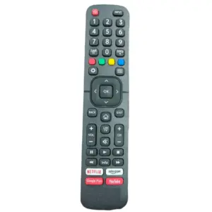 Remote with YouTube, Netflix and Prime Video (No Voice), Compatible with Vu Smart TV LCD/LED Remote (Exactly Same Remote will Only Work)