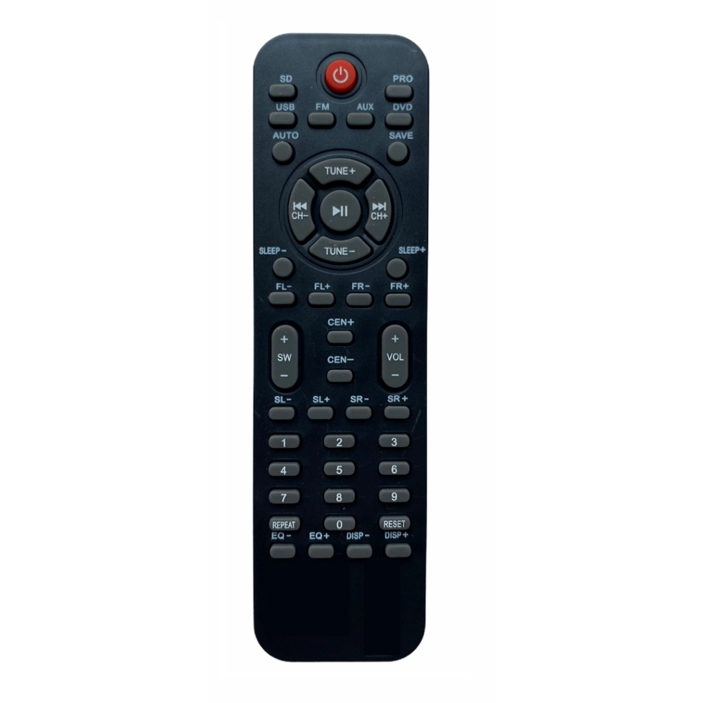 12 in 1 Home Theatre Remote, Compatible with Santosh, Oscar, Target, Takai Home Theatre Remote (Exactly Same Remote will Only Work)
