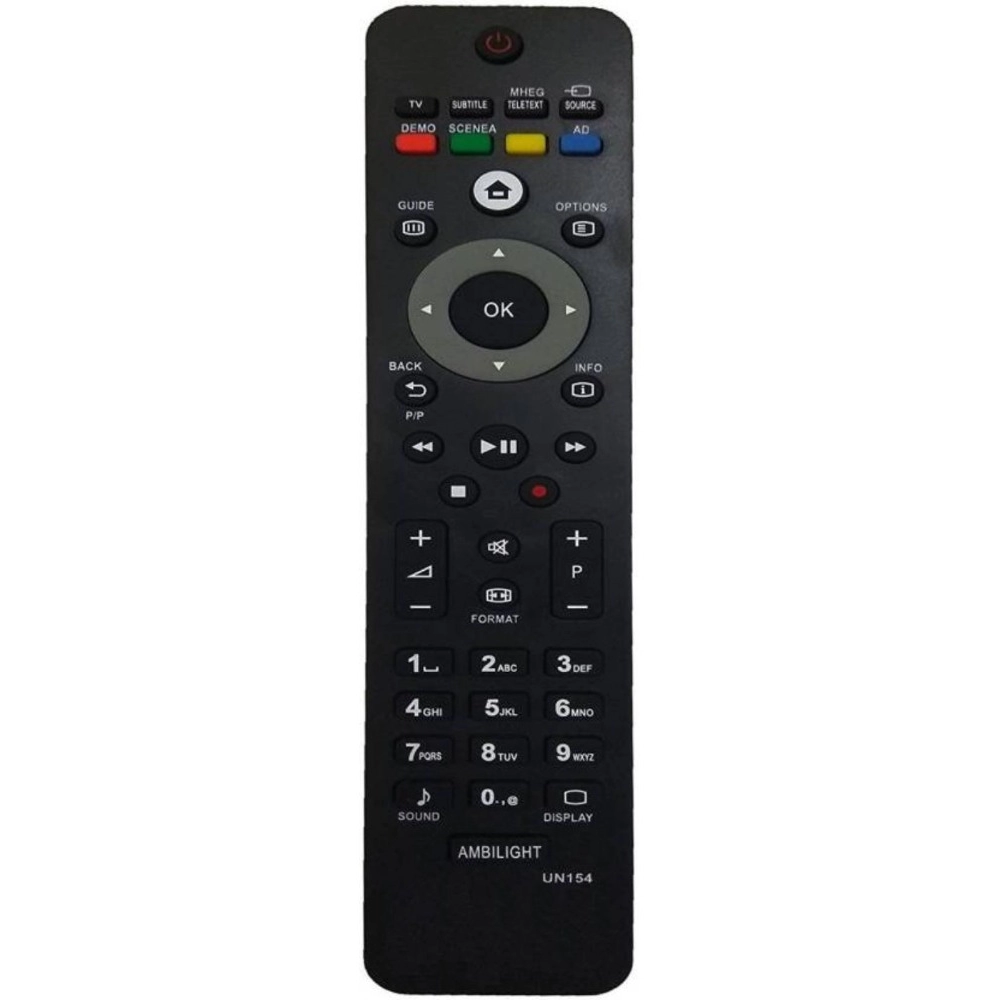 LCD/LED Remote No. UN154, Compatible with Philips LCD/LED TV Remote Control (Exactly Same Remote will Only Work)