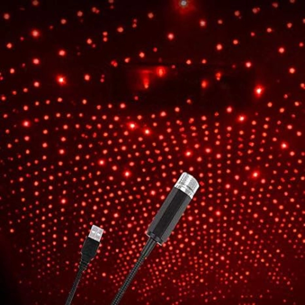 Ambient Star Light 12V 360 Degree Rotation Use For Usb Party Decoration Disco Laser Light (Red) - Image 4