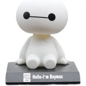 Shaking Head Toy Creative Car Interior Dashboard (White)