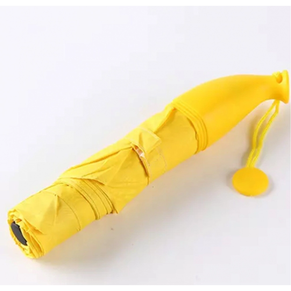 Stylish Banana Shaped Mini Foldable Umbrella (Color: Assorted) - Image 3