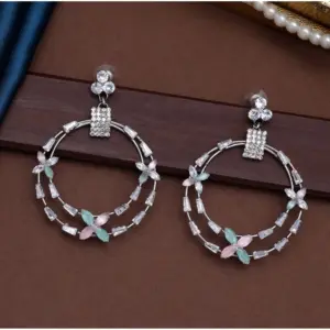 Women's Multi Color Stone Earrings