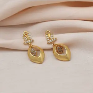Women's Gold Color Antique Gold Plated Earrings