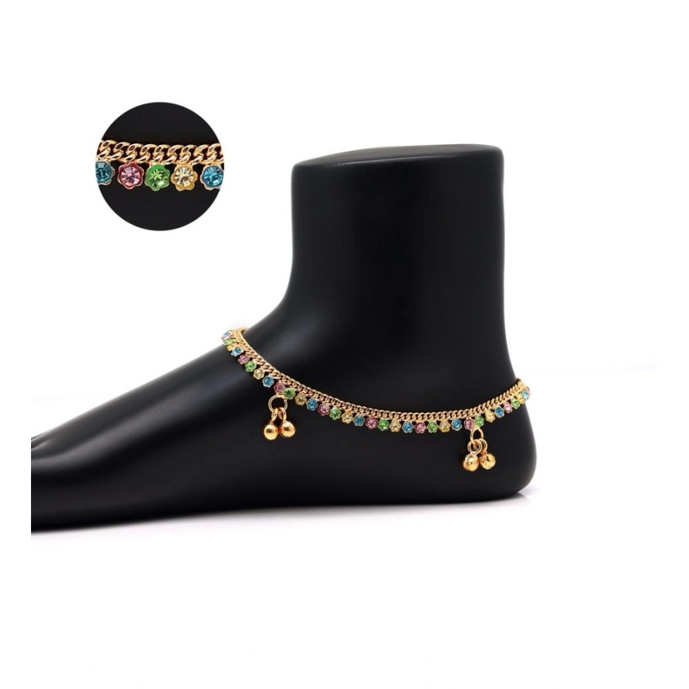 Women's Multi Color Anklets (Free Size: Upto 10") - Image 2