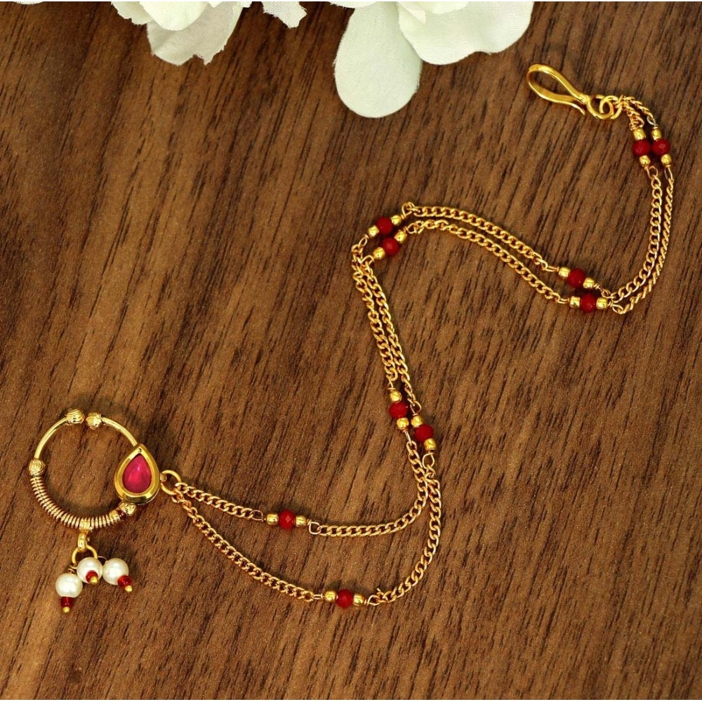 Women's Rani Color Nose Nath