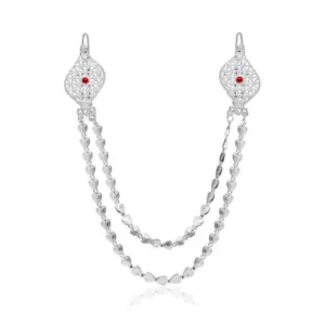 Women's Silver Color Hair Pin / Juda Pin