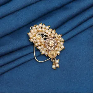 Women's Gold Color Nose Pin