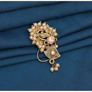 Women's Gold Color Nose Pin