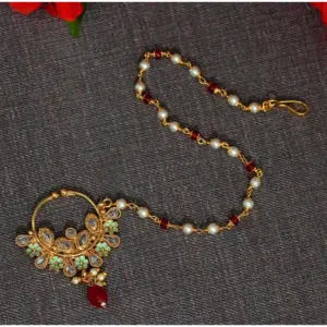 Women's Rani Color Nose Nath