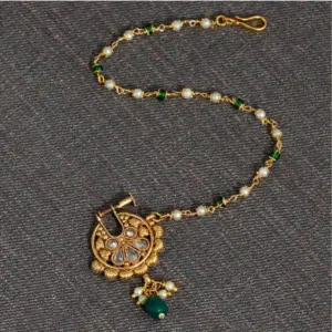 Women's Green Color Nose Nath