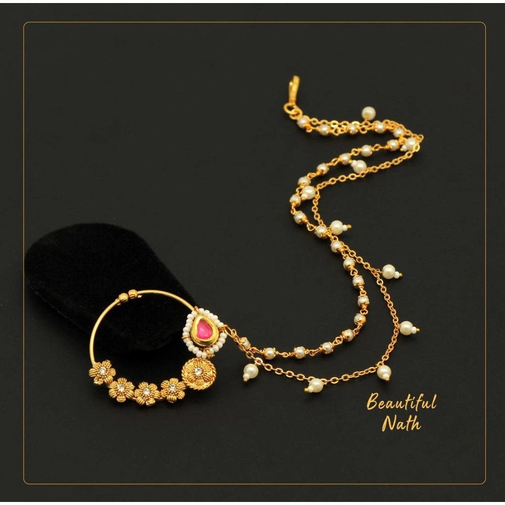 Women's Rani Color Nose Nath