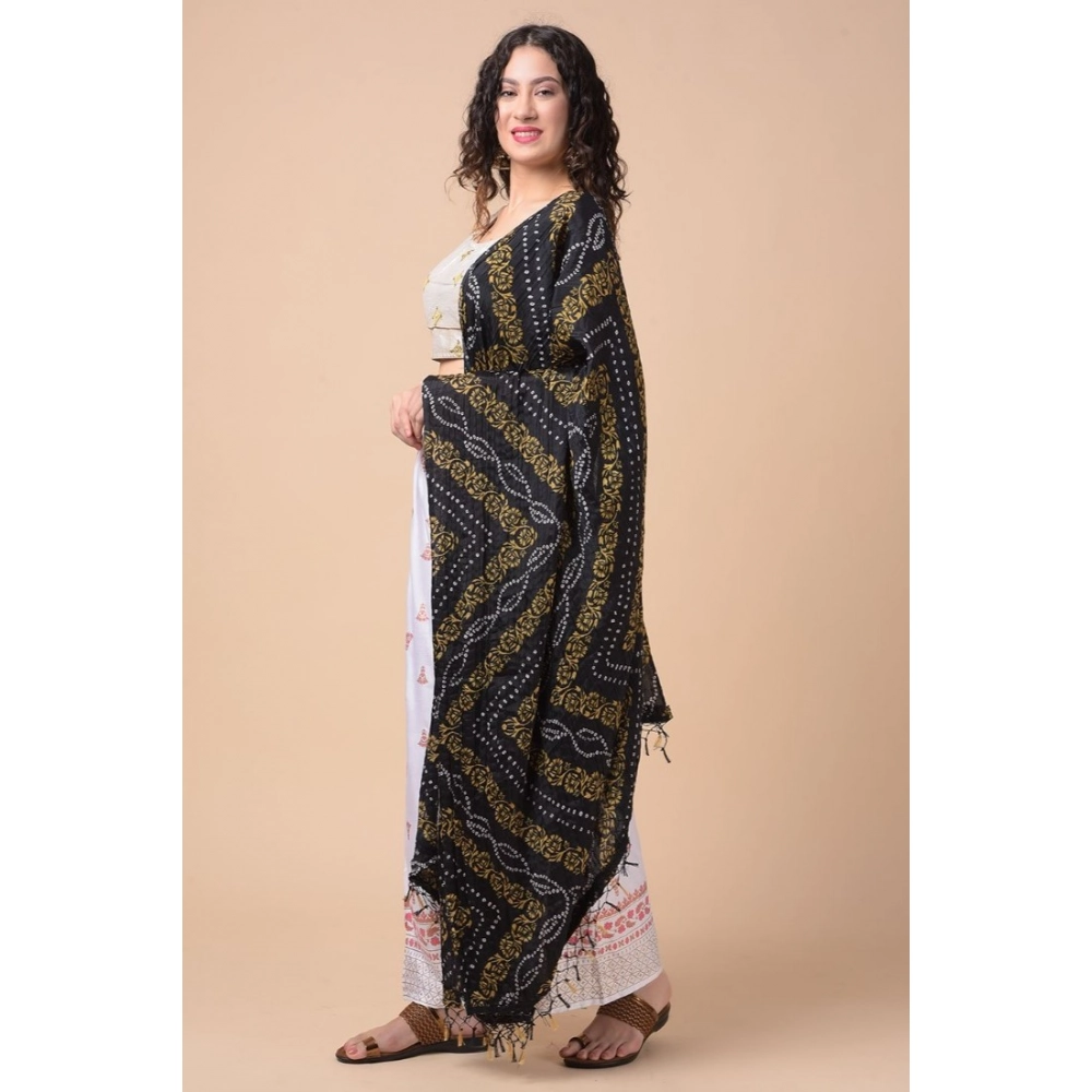 Women's Chanderi Printed Dupatta (Multicolor, Length:?2.25 to 2.50 Mtr) - Image 3